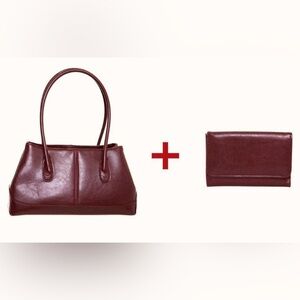 Wine Handbag and Wallet Set
